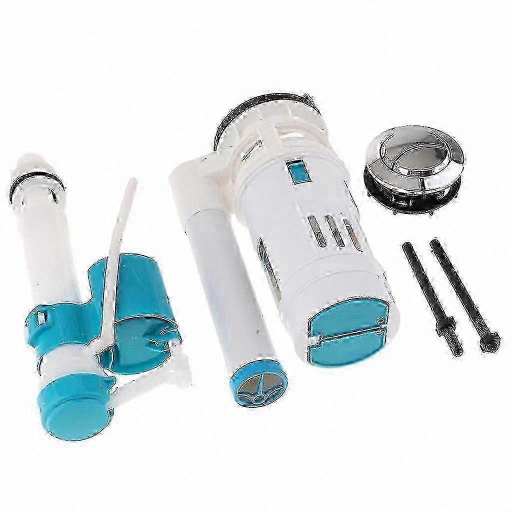 Dual Flush Toilet Repair Kit - Fill Valve and Flush Valve Replacement Set for Cistern Maintenance Edition 1105