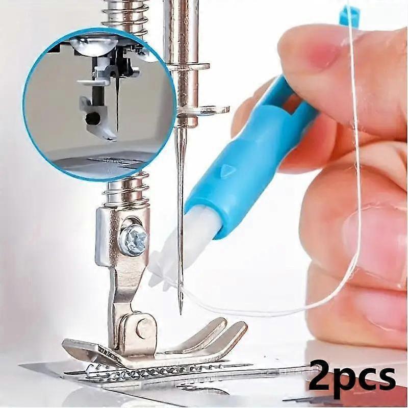 Random Color Sewing Tool Elderly Threader, 2pcs Household Quick Sewing Threader, Easy To Use Needle Changer