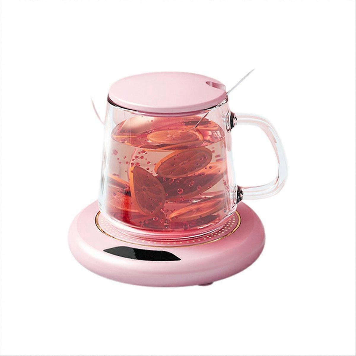 2PCS Thermostatic Heating Coaster USB Home Heating Coaster