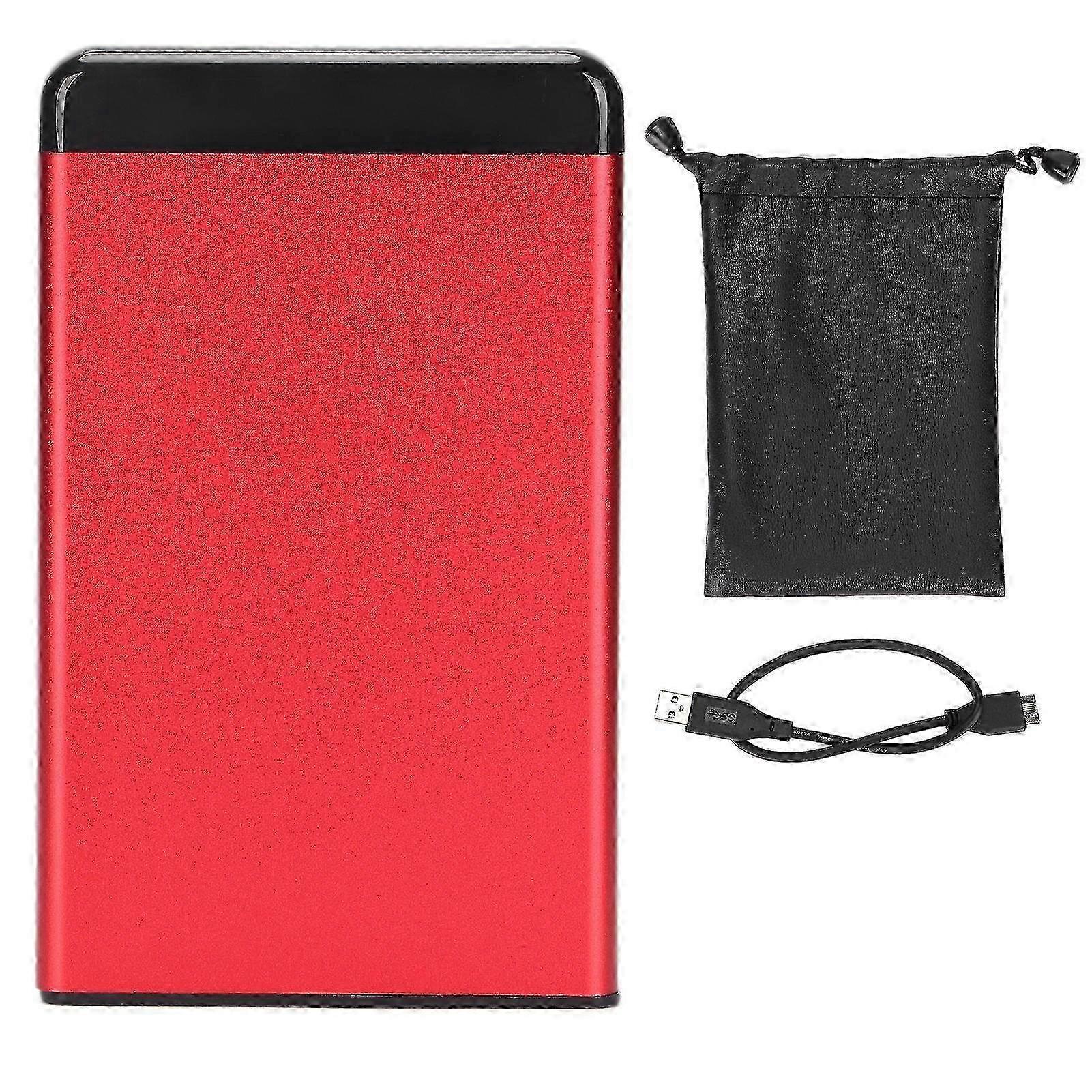 Aluminum Alloy Enclosure Portable Hard Drive Box with Wide Compatibility for 2.5in Devices - Plug & Play at Lightning Speed (Best Seller)