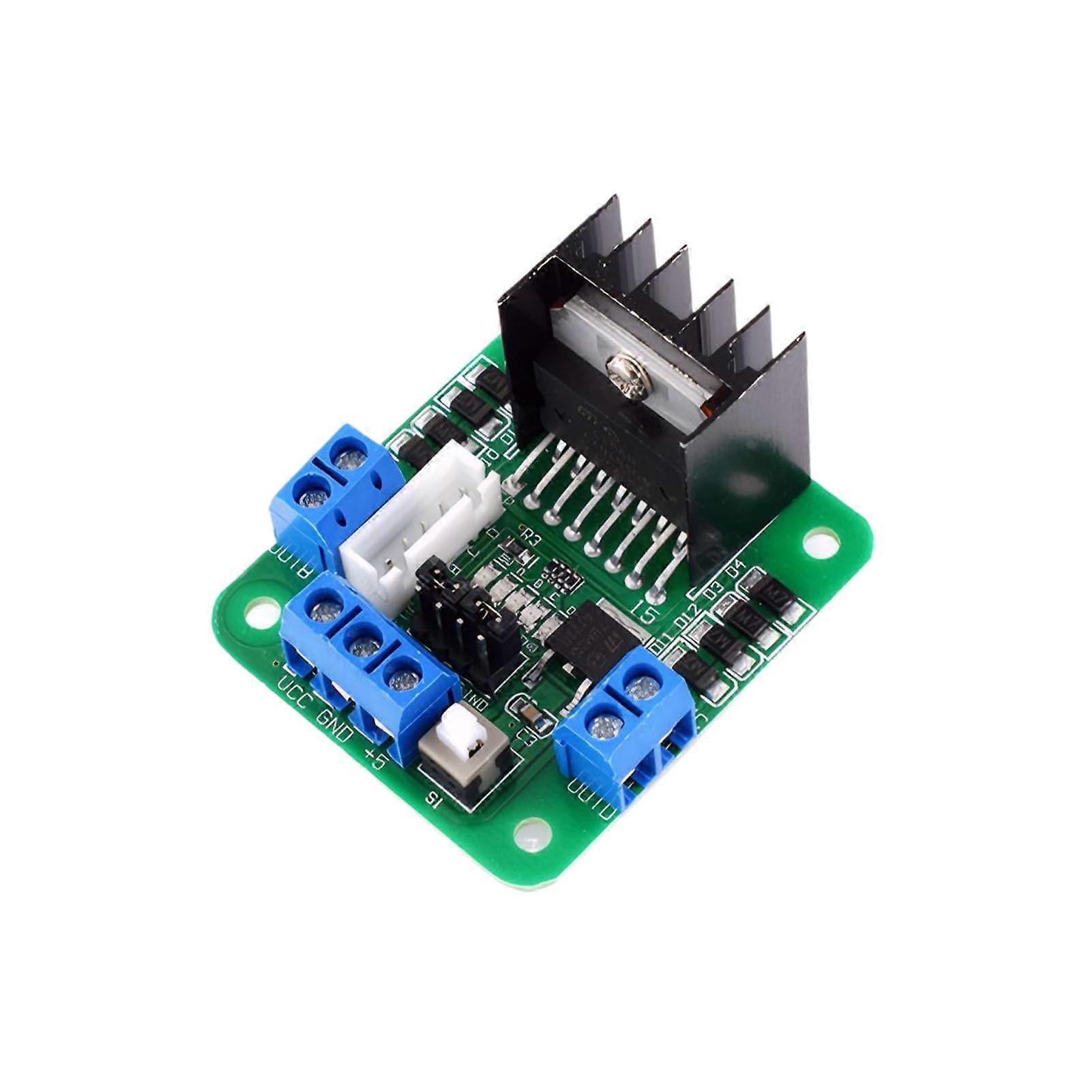 DCDC Motor Drive Board L298N Chip Motor Driver Module Compatible for DC and Stepper Motors