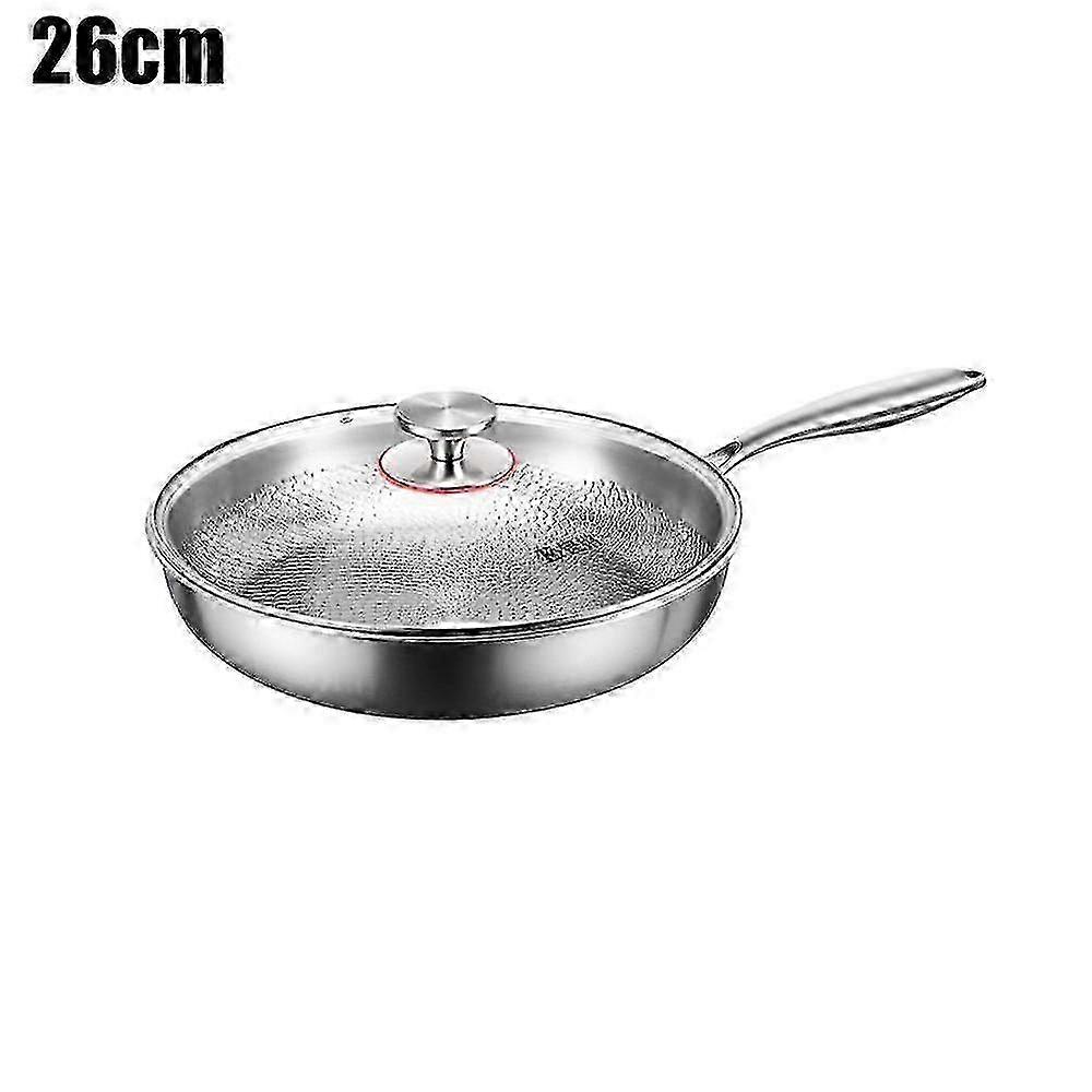 25-26 Durable Non Stick Titanium Pan Pro With Lid 2025 Scratch Resistant