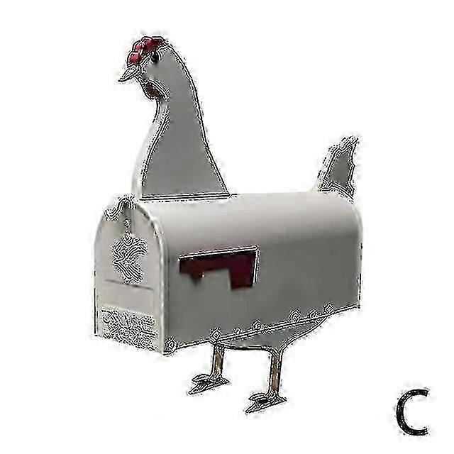 صندوق بريد معدني صندوق بريد المزرعة لديكور الحديقة وخارجها - JA