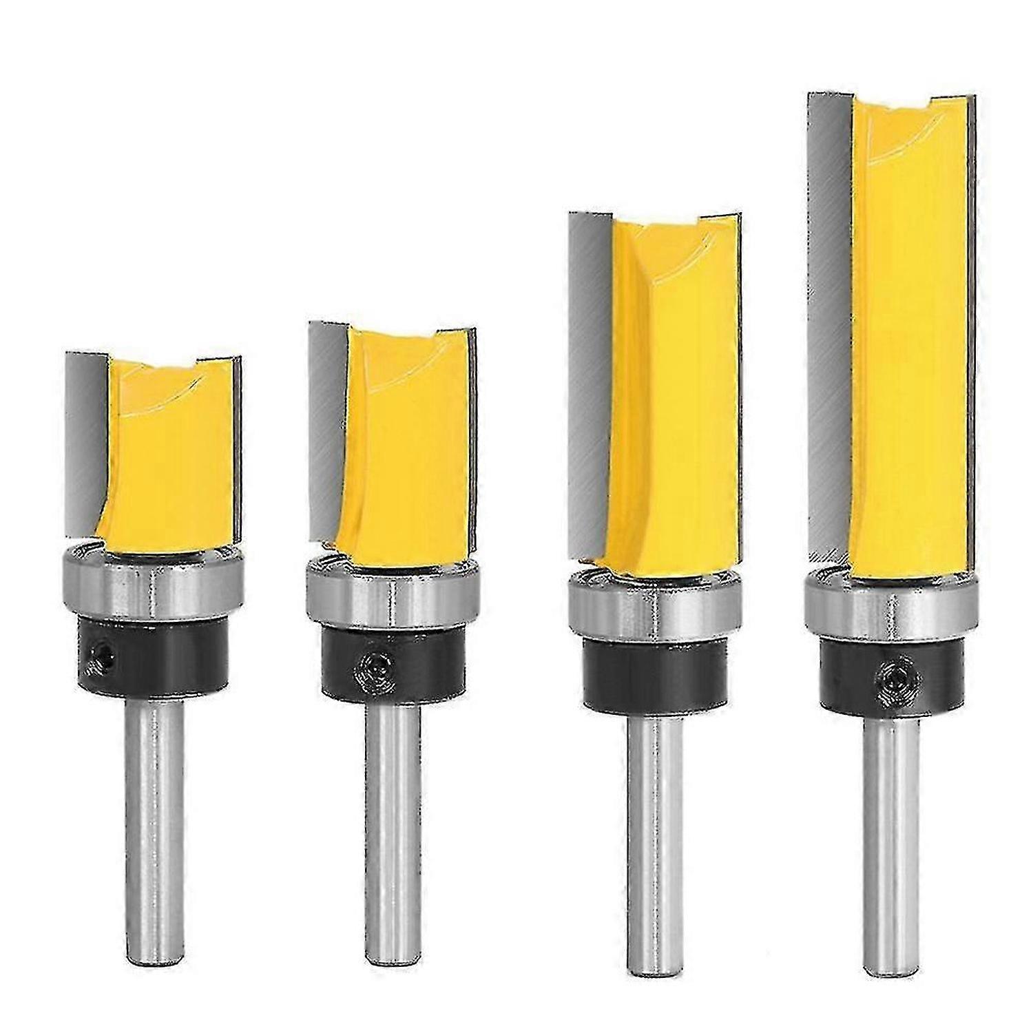 1/4inch/6mm Shank Flush Trim Pattern Router Bit Milling Cutter Woodworking Tool