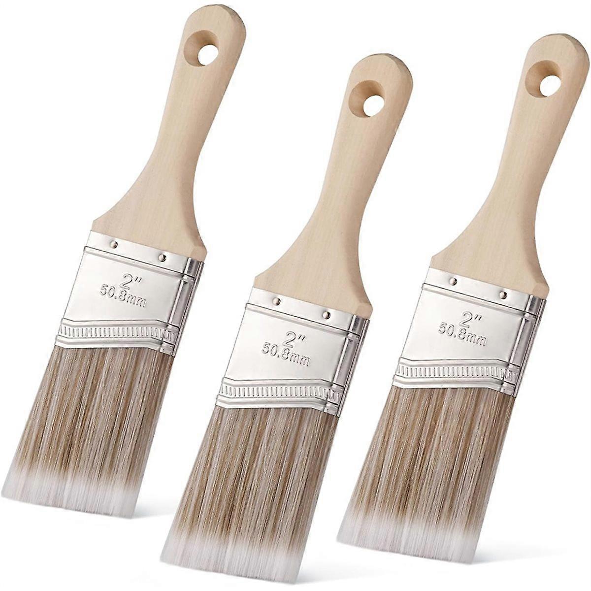 3-pack of 2-inch angled brushes