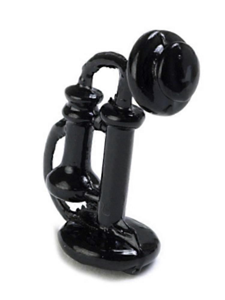 娃娃屋黑棒电话大厅学习配件