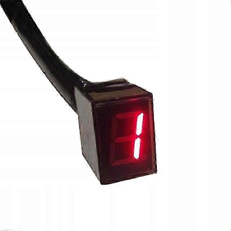 Universal Red Led Digital Gear Indicator W