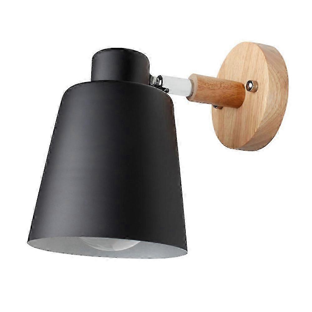 モダンな木製壁面取り付けベッドサイド壁取り付け用燭台 LED ライトステアリングヘッド階段ランプ T