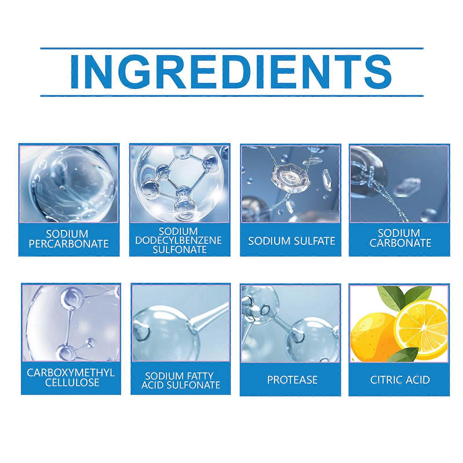 Jaysuing Multi-Functional Cleaning Powder, For Removing Oil Stains, Softening, Protecting Colors And Leaving Fragrance On Clothes