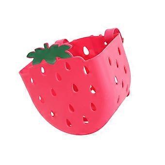 Cesta para bicicletas infantiles, cesta delantera para manillar, impermeable, de plástico, para triciclo, accesorios de ciclismo, multicolor
