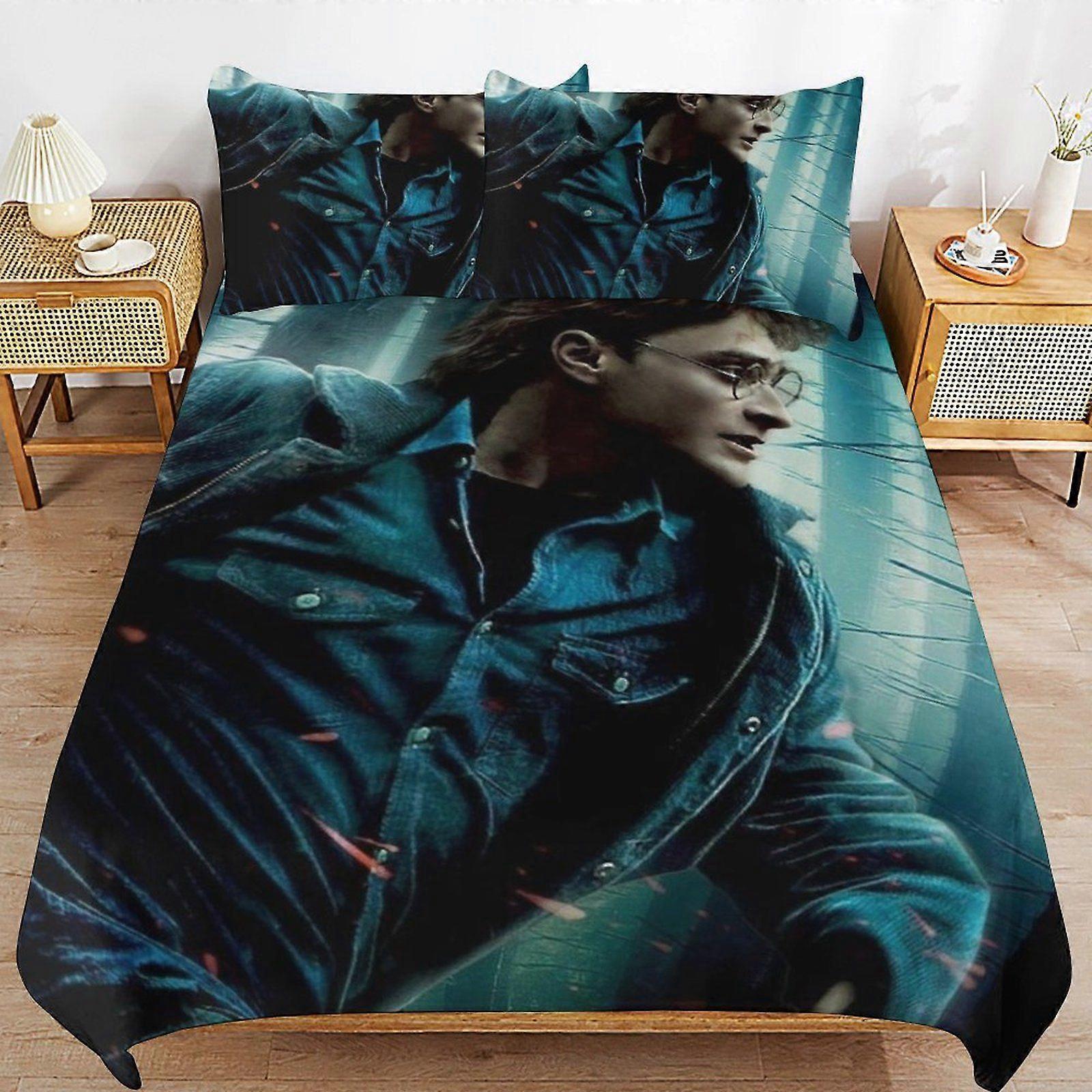 k391 Harry Potter Practical Fabric Sleep Ready Texture High Thread Composition Duvet Cover Sets Convenience p391