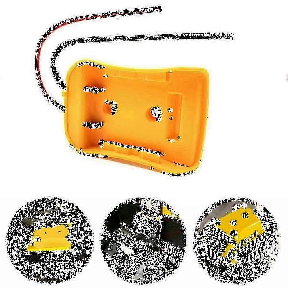 w Power Wheels Adapter For Dewalt 18V Battery Mount Connector With Dock Holder