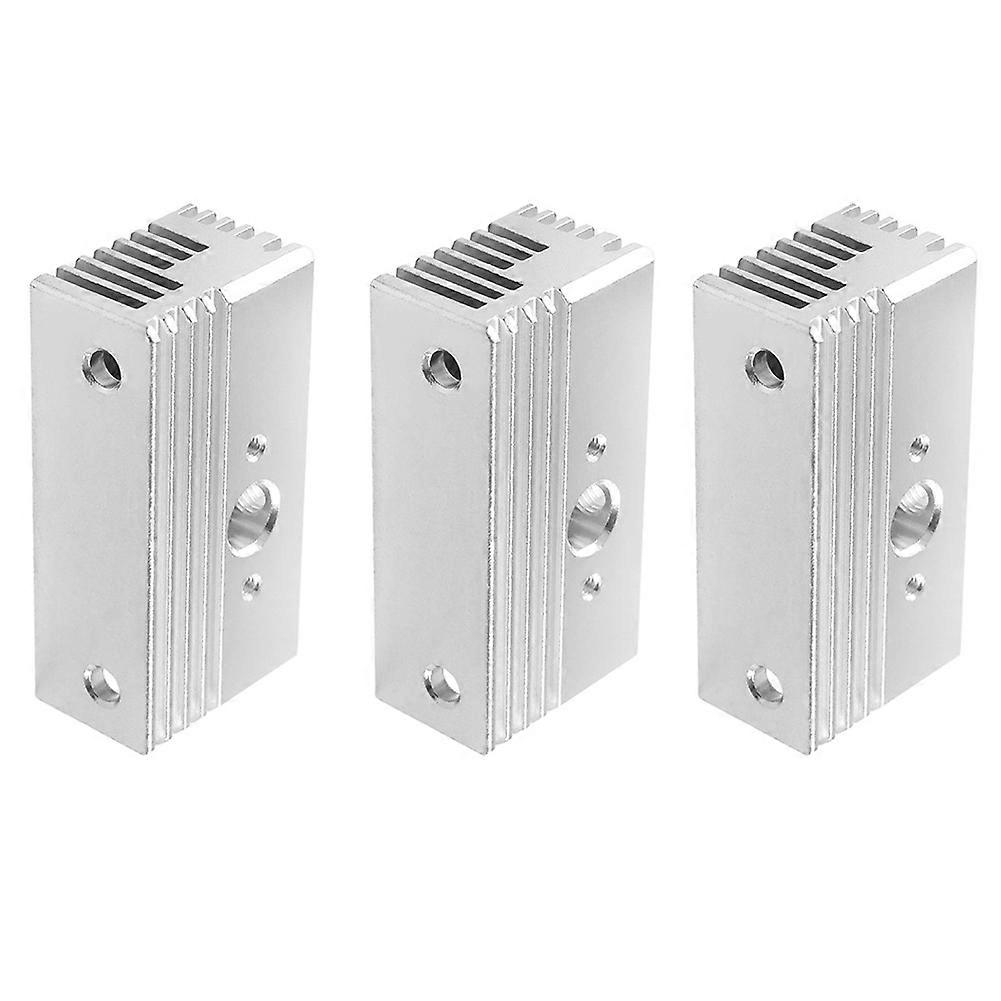 3 Stück für Sprite-Extruder, Aluminium-Kühlkörper-Kühlblock für Ender3S1 Plus Pro/CR10 Smart Pro/Sermoon V1Pro 3D-Drucker