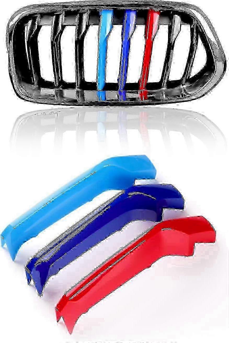 Bmw X2 F39 Front Grid Insert Trim Strips - 3pcs--F 25-26