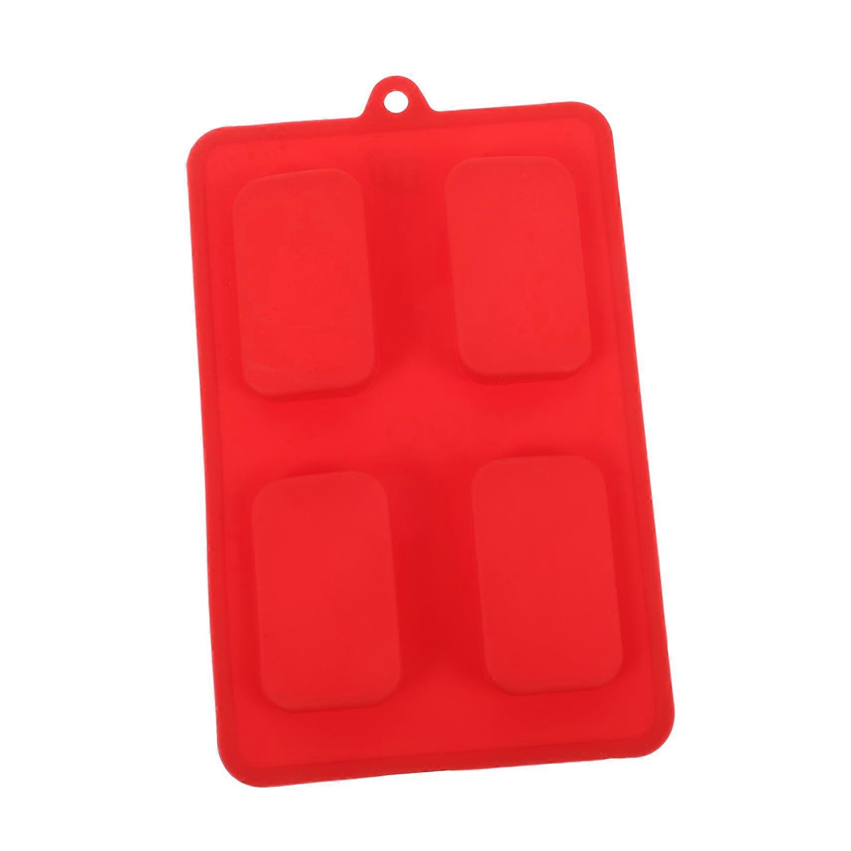 Toaster Dust Cover Silicone Protector for Kitchen Electric Bread Toaster Lid Red