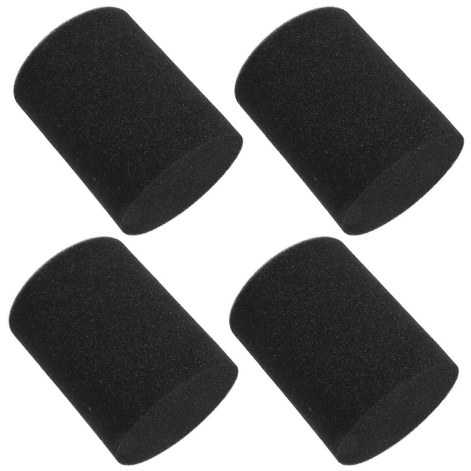 Rotating Sponge Foam Cylinder Cup Turner for Cup Spinner 4Pcs Black Inserts