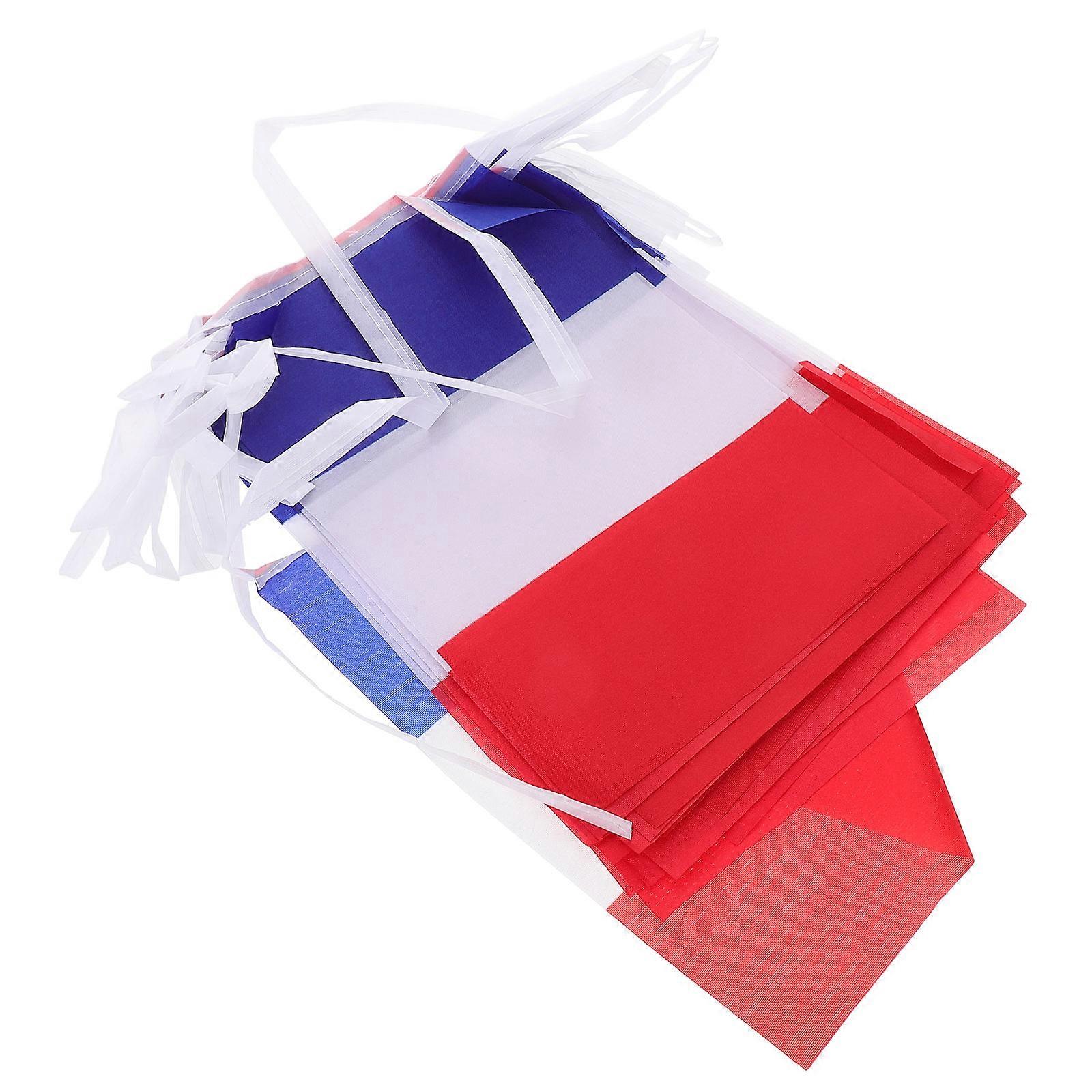 France Mini Flag String Banner for Hanging Party Decoration 1Set