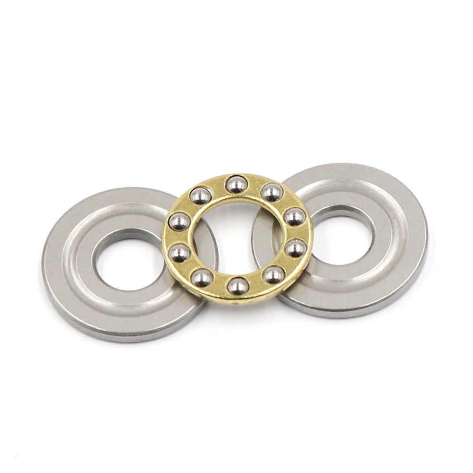 10pcs Mini Planar Thrust Ball Bearings F2F12 ThreeinOne Set for RC Models & Machinery