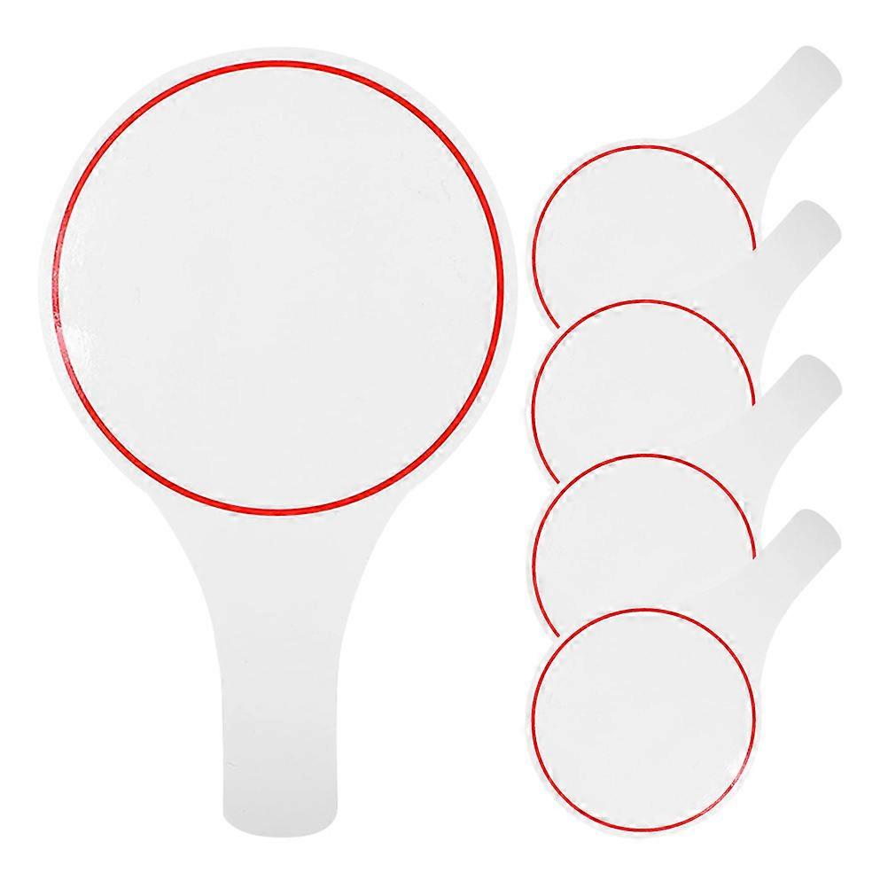 White Writable Scoreboards for Judges with 20Pcs Voting Boards