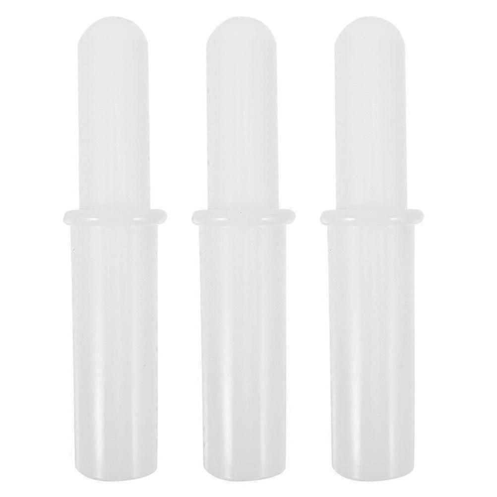 3Pcs Meat Grinder Plastic Meat Pusher Sausage Maker Universal Tamper Pusher Sausage Attachment For Shop White w