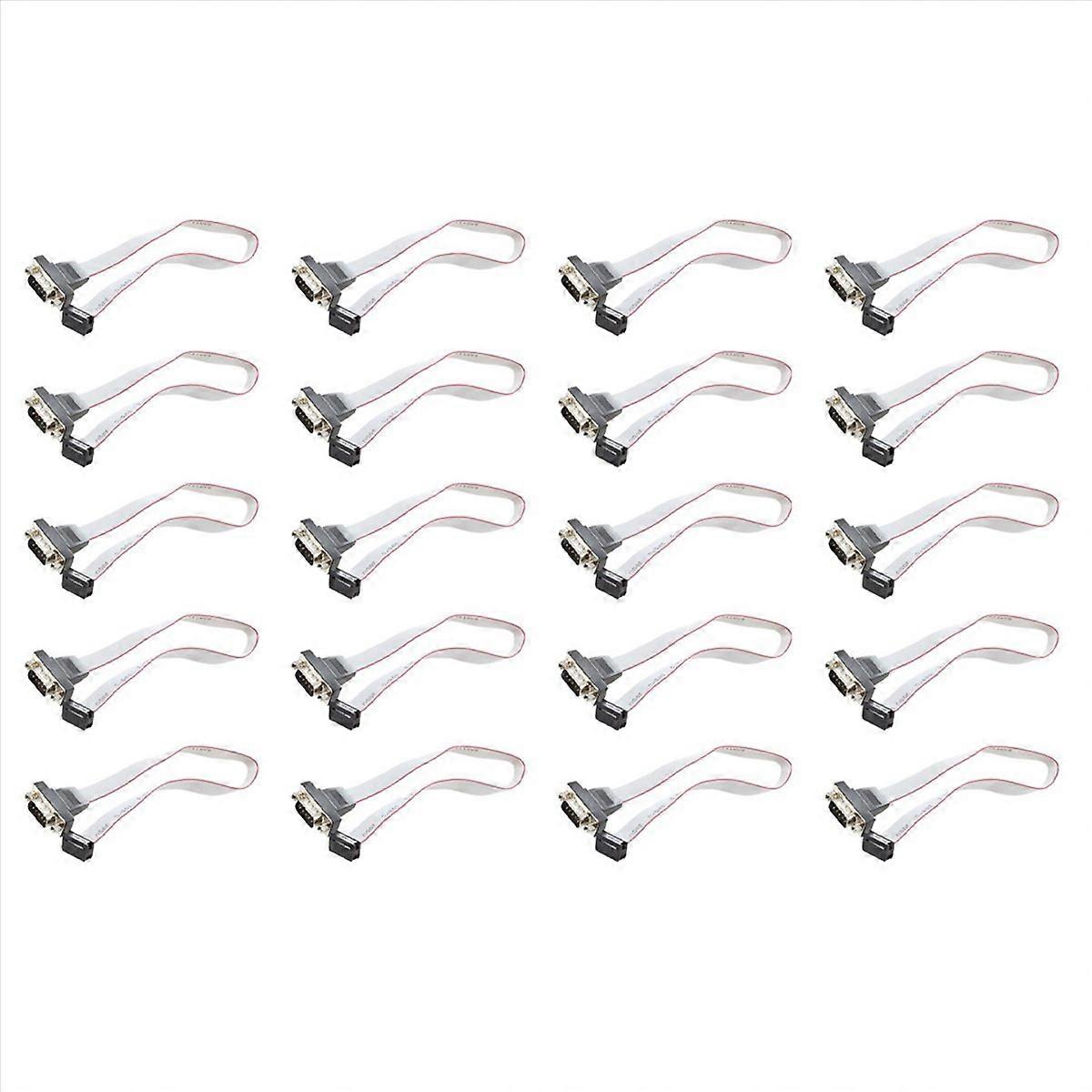 DB9 RS232 to 10 pin Ribbon Cable Connector Adapter