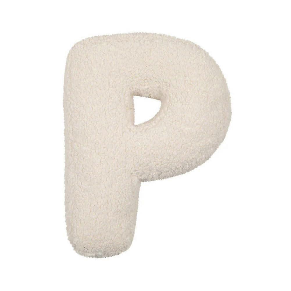 Custom Initial Letter Throw Pillow Soft Alphabet Cushion for Sofa Bed Car 40x35x10