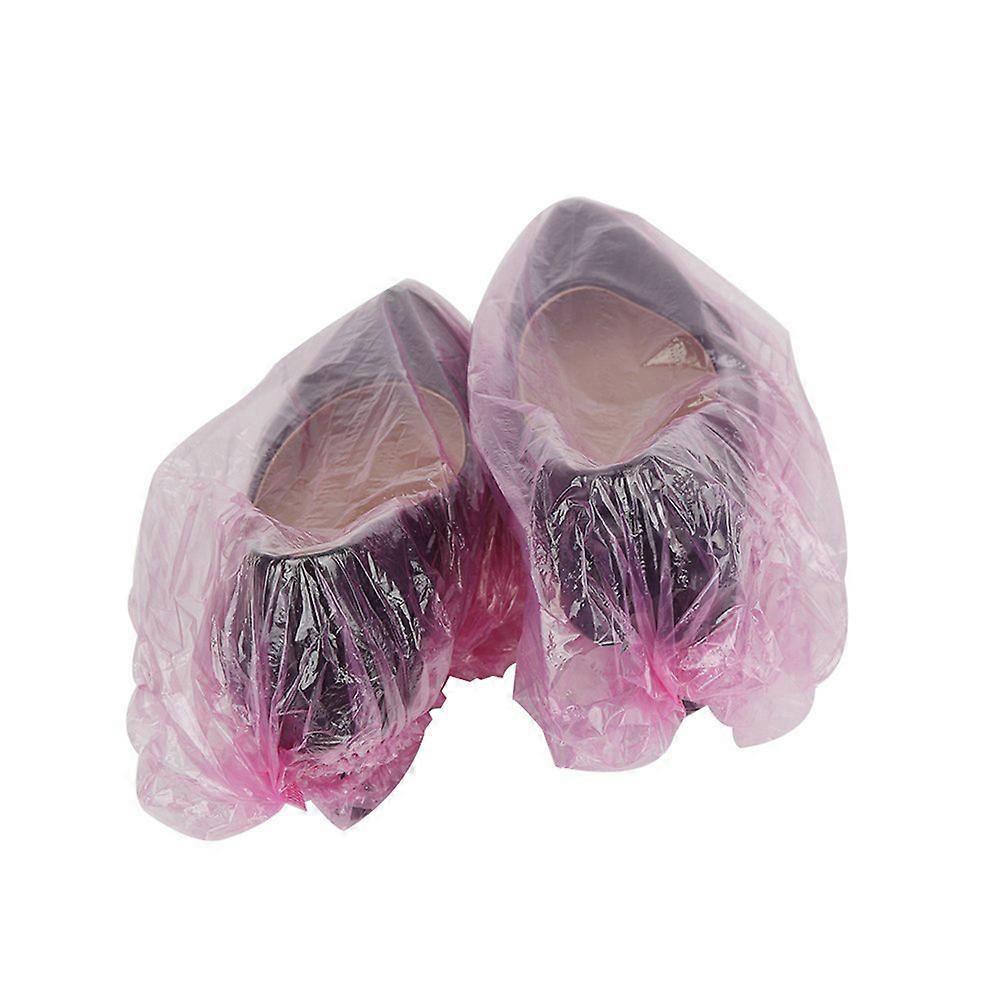 Pink Disposable Shower Cap for Bathing Made of PE Material Soft and Durable One Size Fits Most 200 Pieces