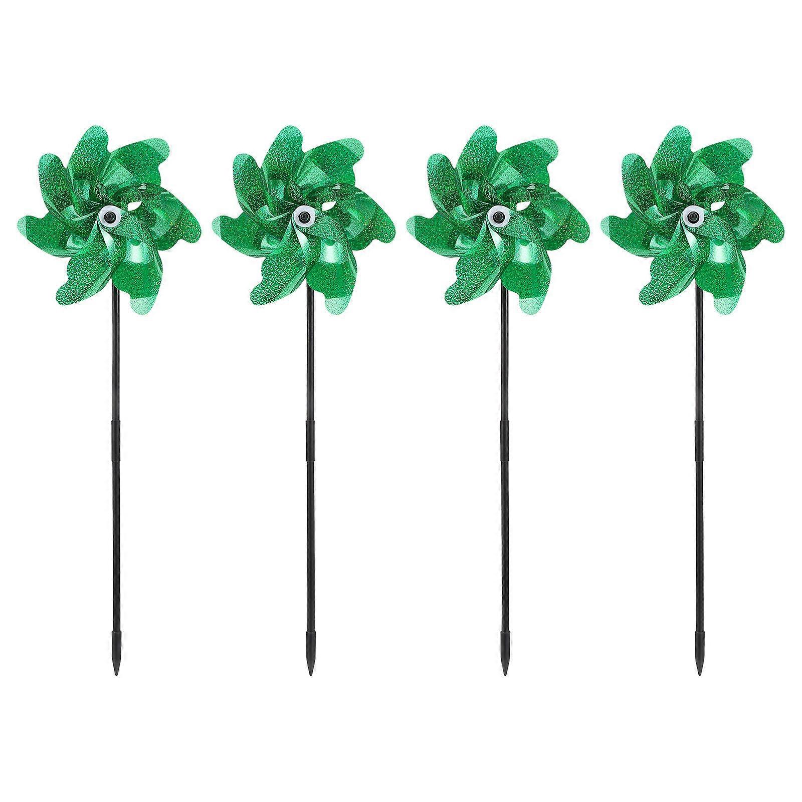 Outdoor Windmill Decors Decorative Windmill for Bird Repelling 8Pcs