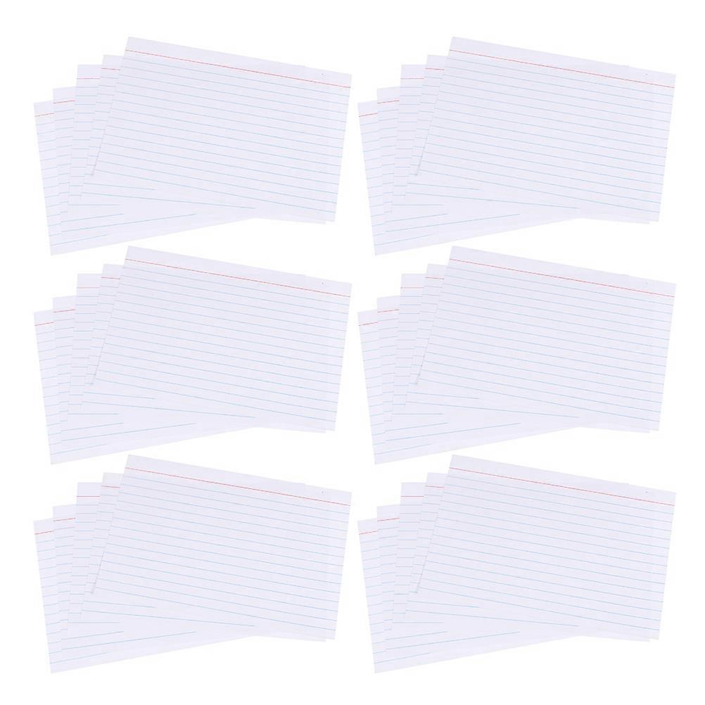200 Count White Lined Index Cards for Note Writing Versatile Paper Flashcards Ideal for Study and Office Use
