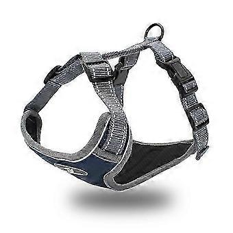 Dark Blue, L- Seat Belt And Leash Set, Multifunctional Breathable Adjustable Fabric Vest Ordinary Seat Belt With Car Road Travel Walking Safety Belt