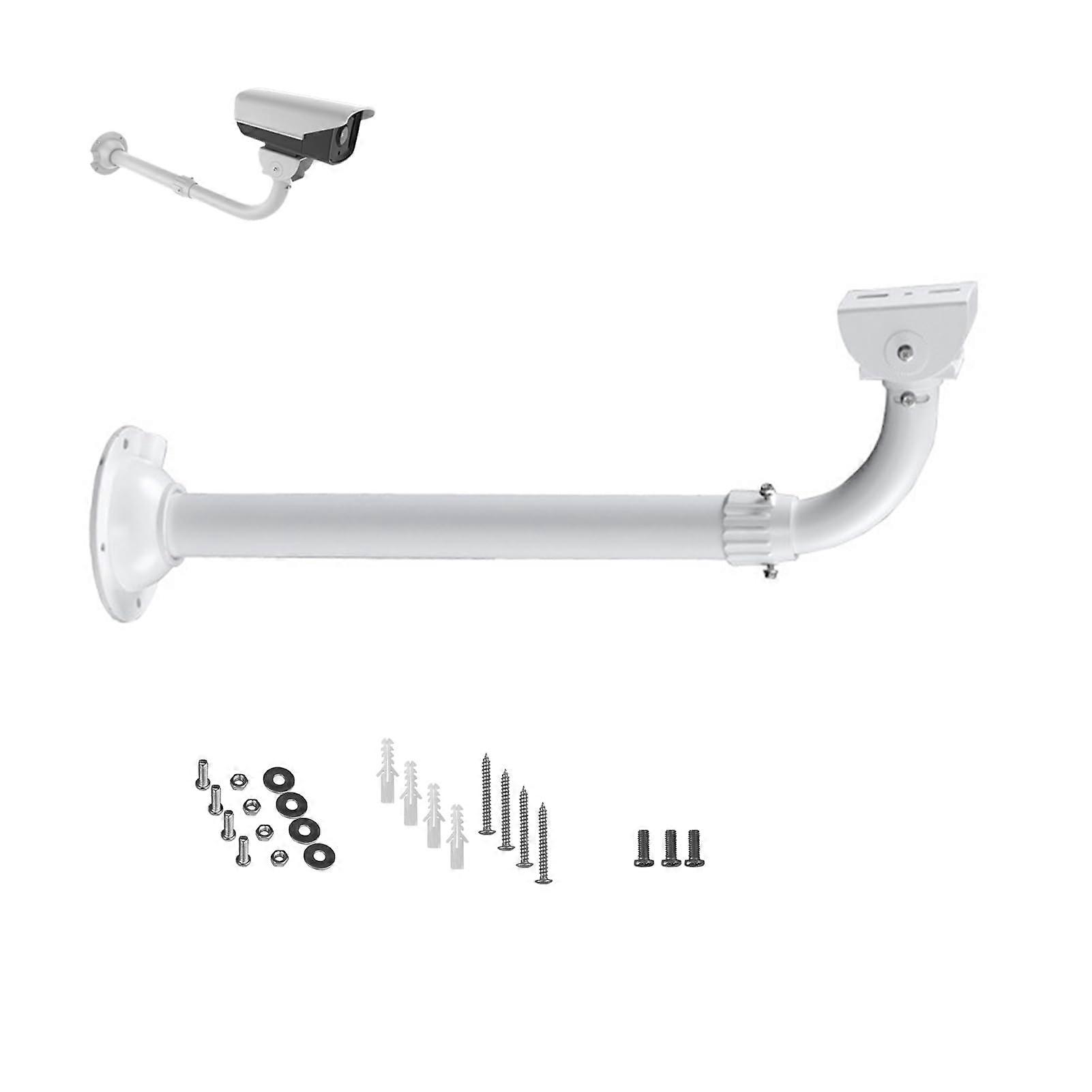 CCTV Camera Mount Bracket, 4060cm Adjustable Wall and Ceiling Pole, Weatherproof Metal for Security Surveillance