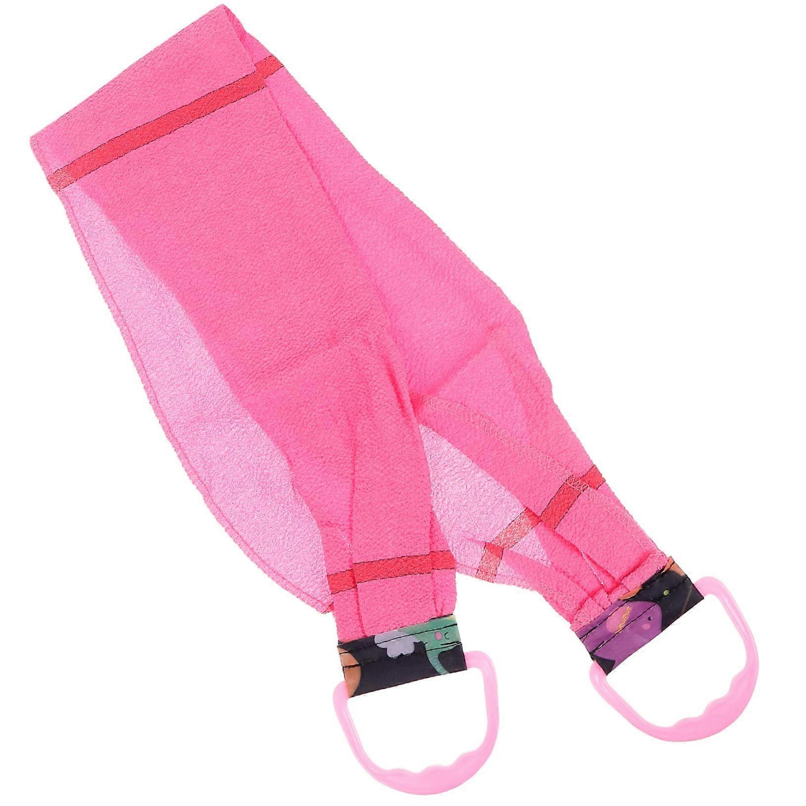 Exfoliating Back Scrubber Bath Towel with Gentle Texture and Stretchable FullBack Reach