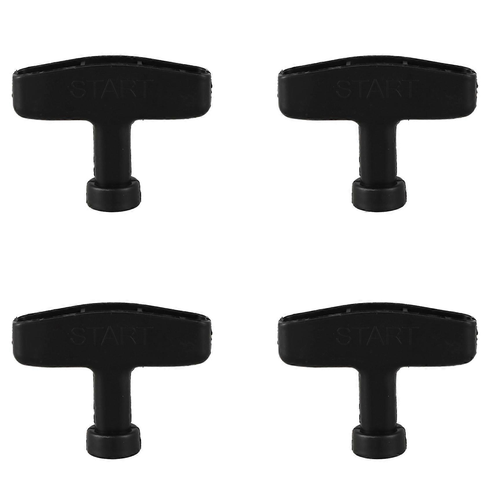 4X Replacement Recoil Starter Pull Handle Grip Black for Motor