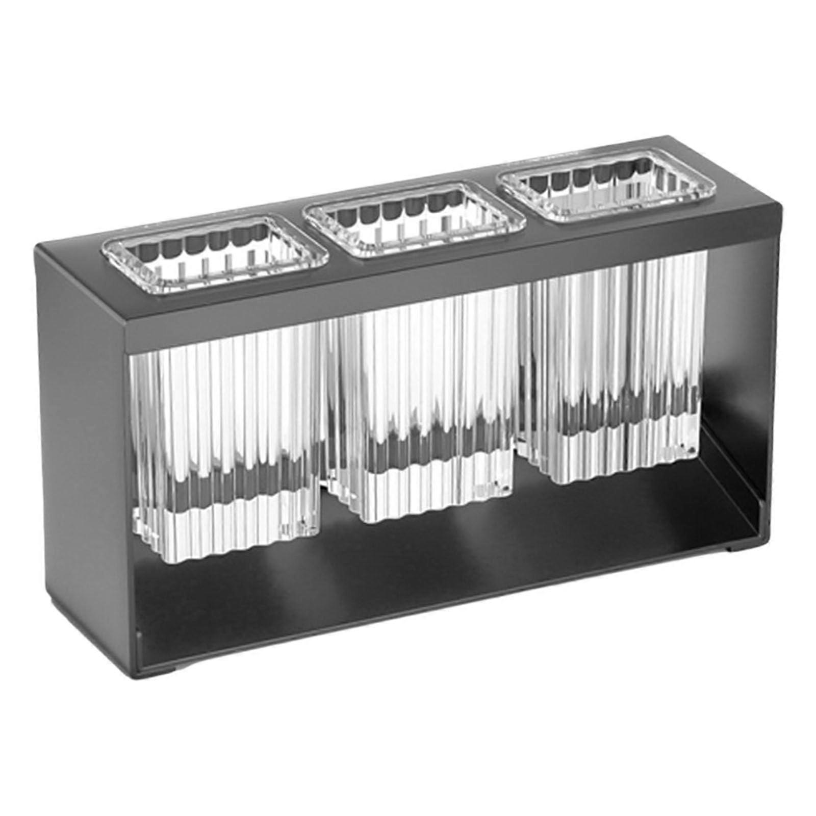 Kitchen Utensils Holder Multifunctional Cutlery Organizer with Dividers Automatic Drainer Rack