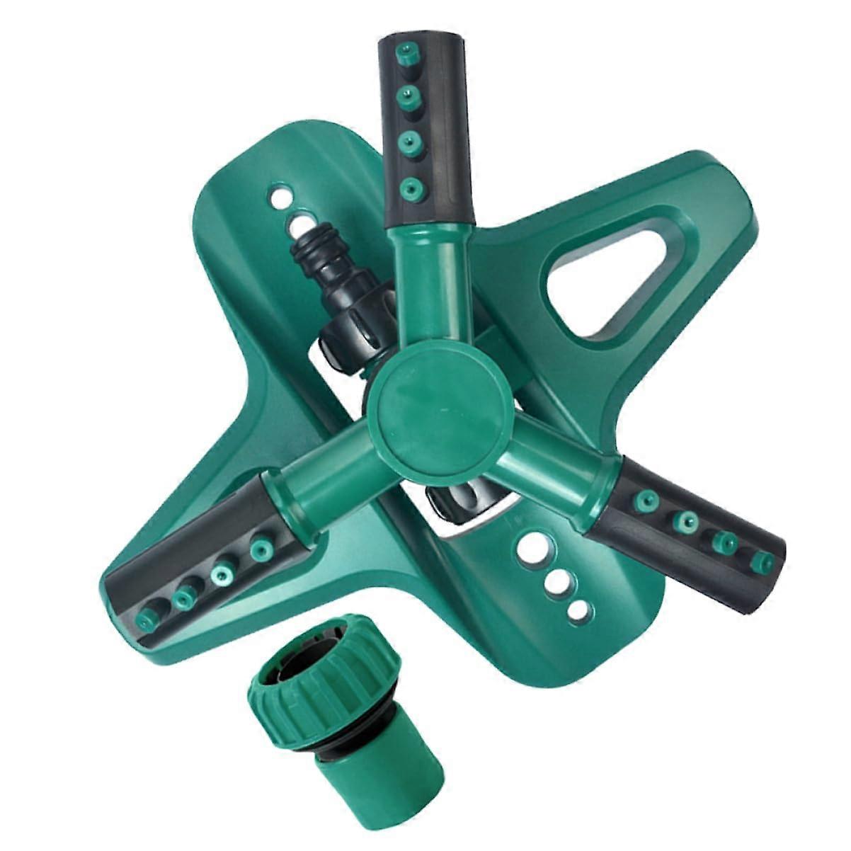 Garden Sprinkler with 360° Rotating Spray and Automatic Timer for Lawn Irrigation System