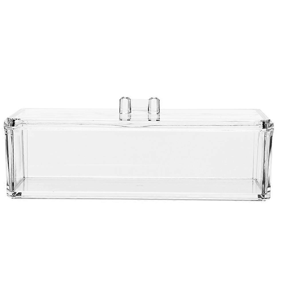 Makeup Cotton Storage Box Transparent Box for Home Storage