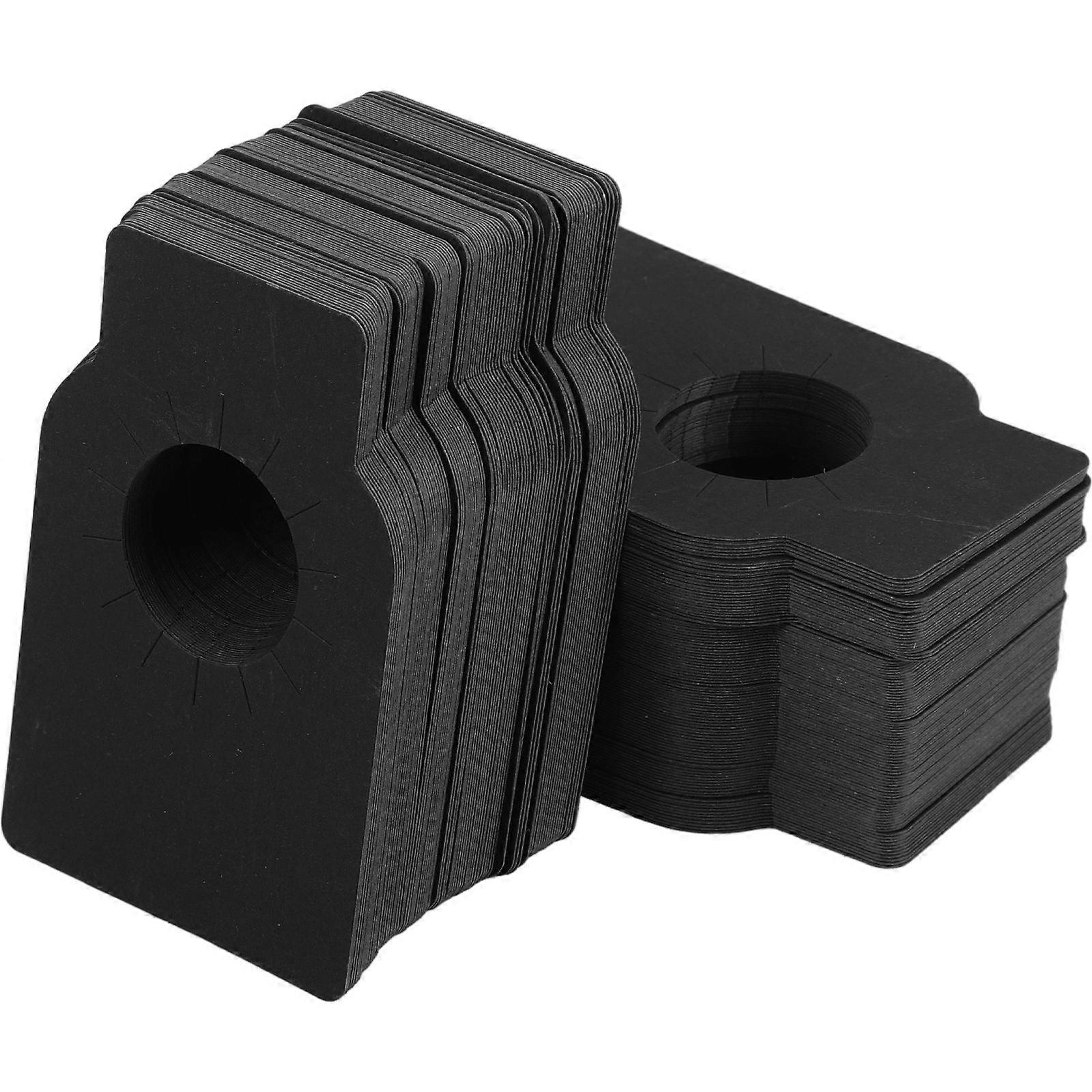 Tags for Labeling Paper 200Pcs Black Blank Hanging Tags