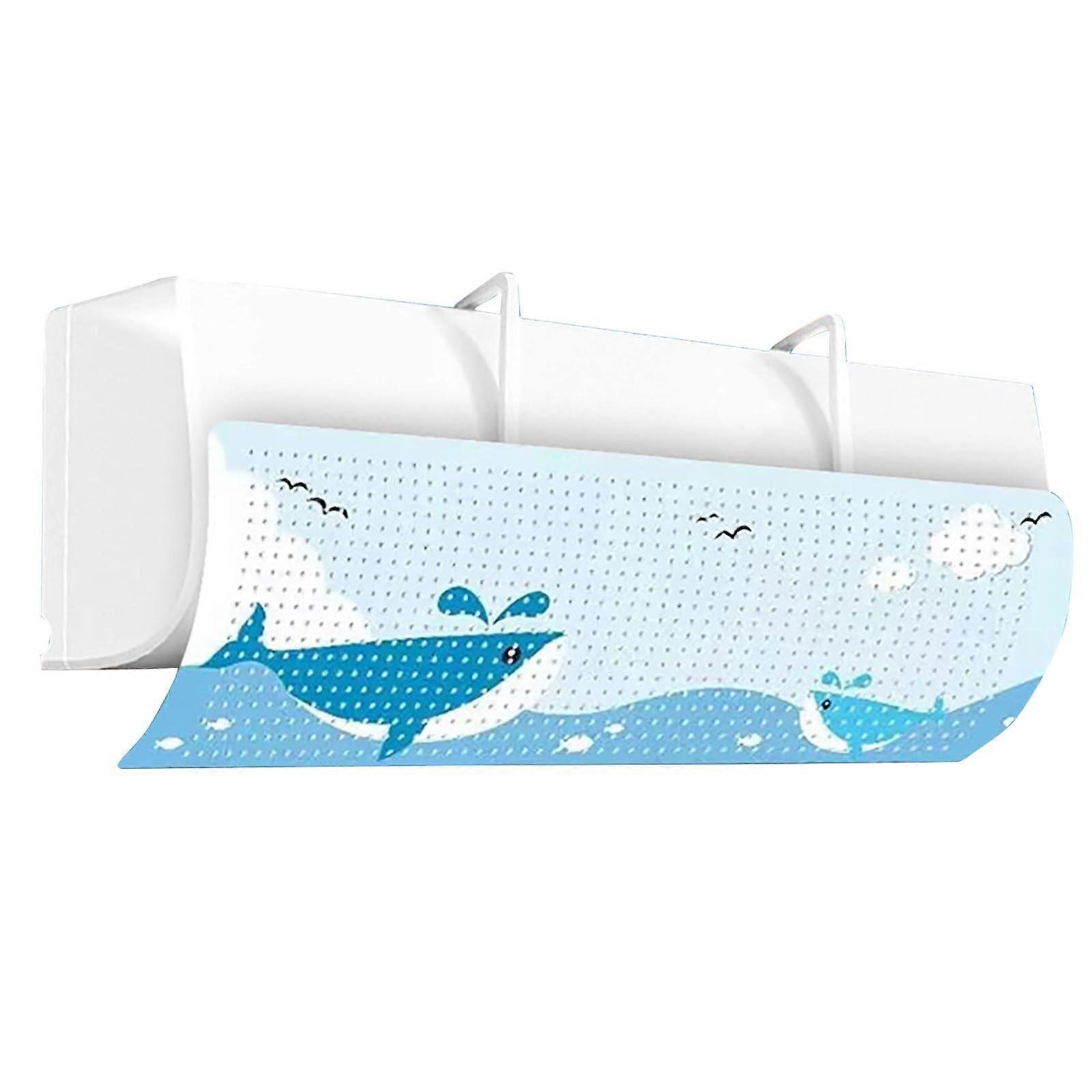 Adjustable Air Conditioner Deflector with 180° Rotation, Universal Wind Shield Prevents Direct Airflow