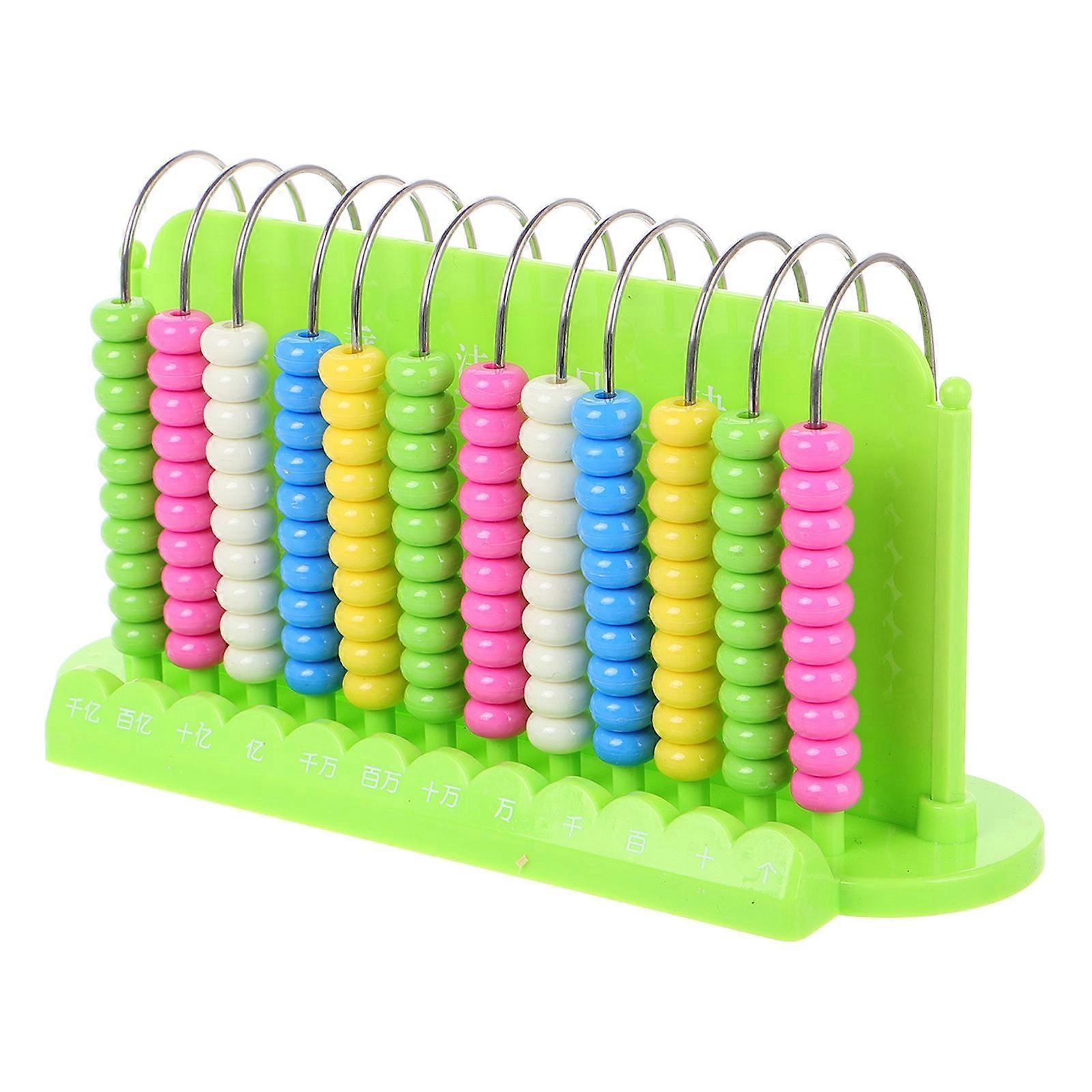 12 Rods Counting Abacus for Kids Educational Math Learning 1 Piece