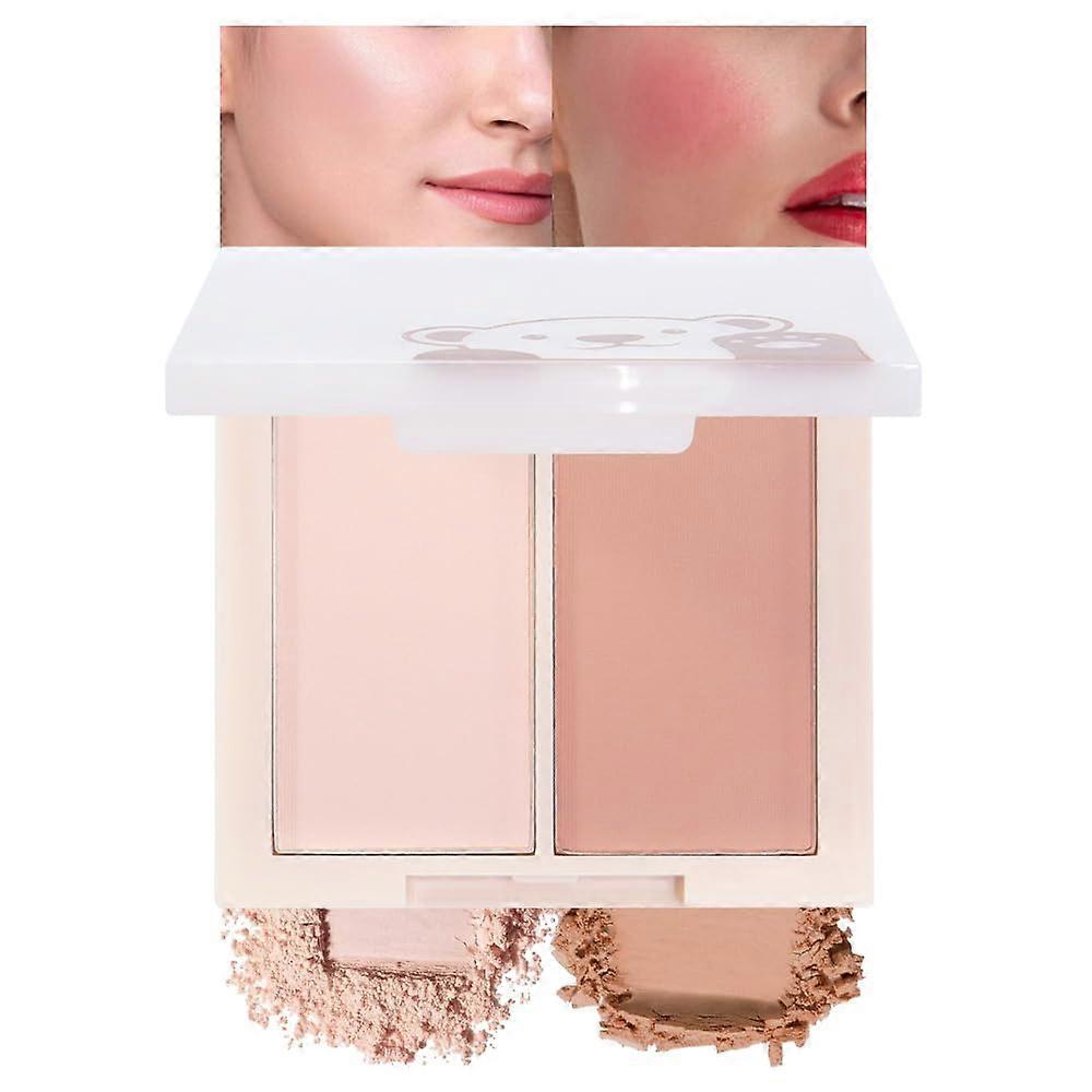 Contour and Blush Palette Matte Powder Makeup LongLasting Silky Smooth Buildable Coverage