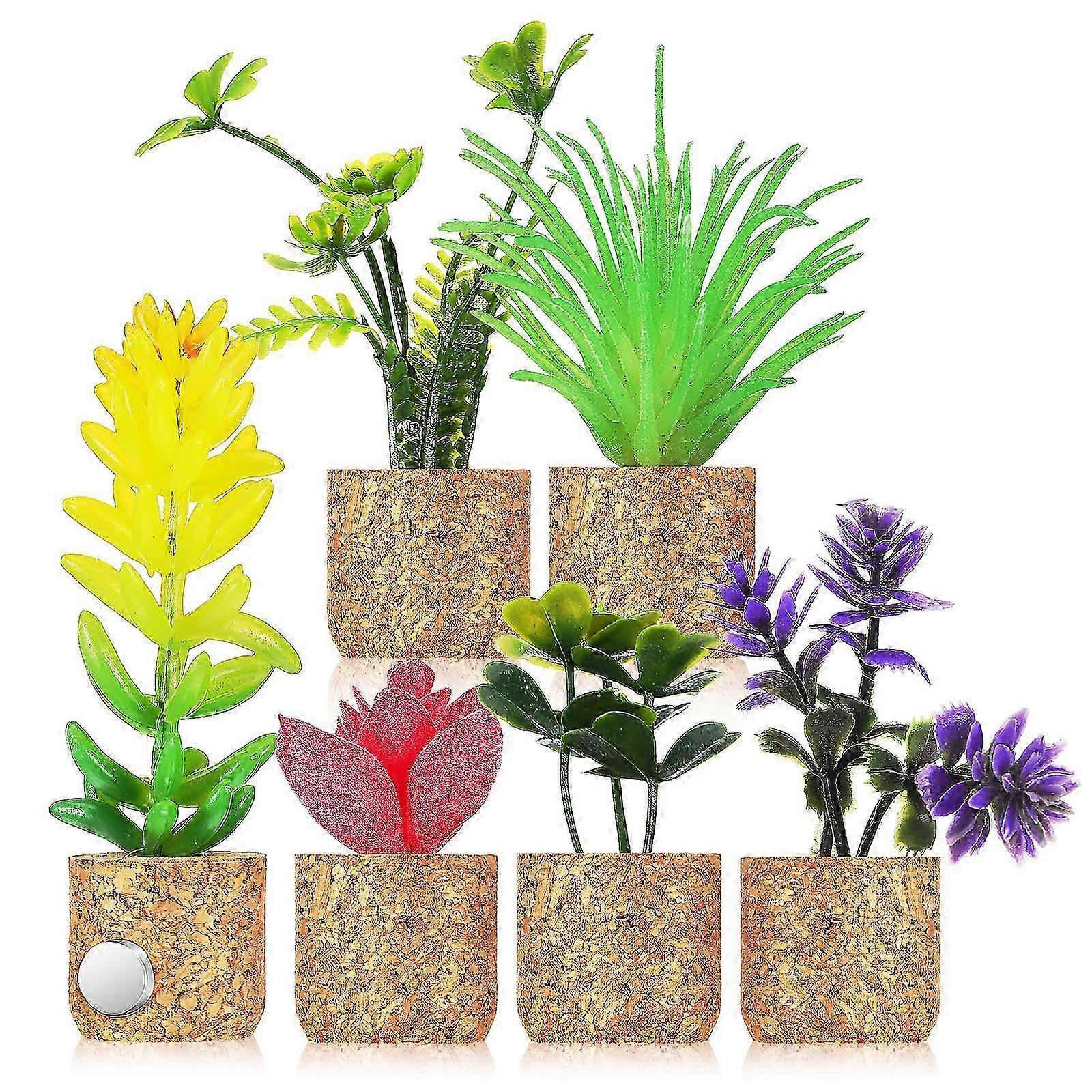 6 Pcs Plant Fridge Magnets for Kitchen Whiteboard