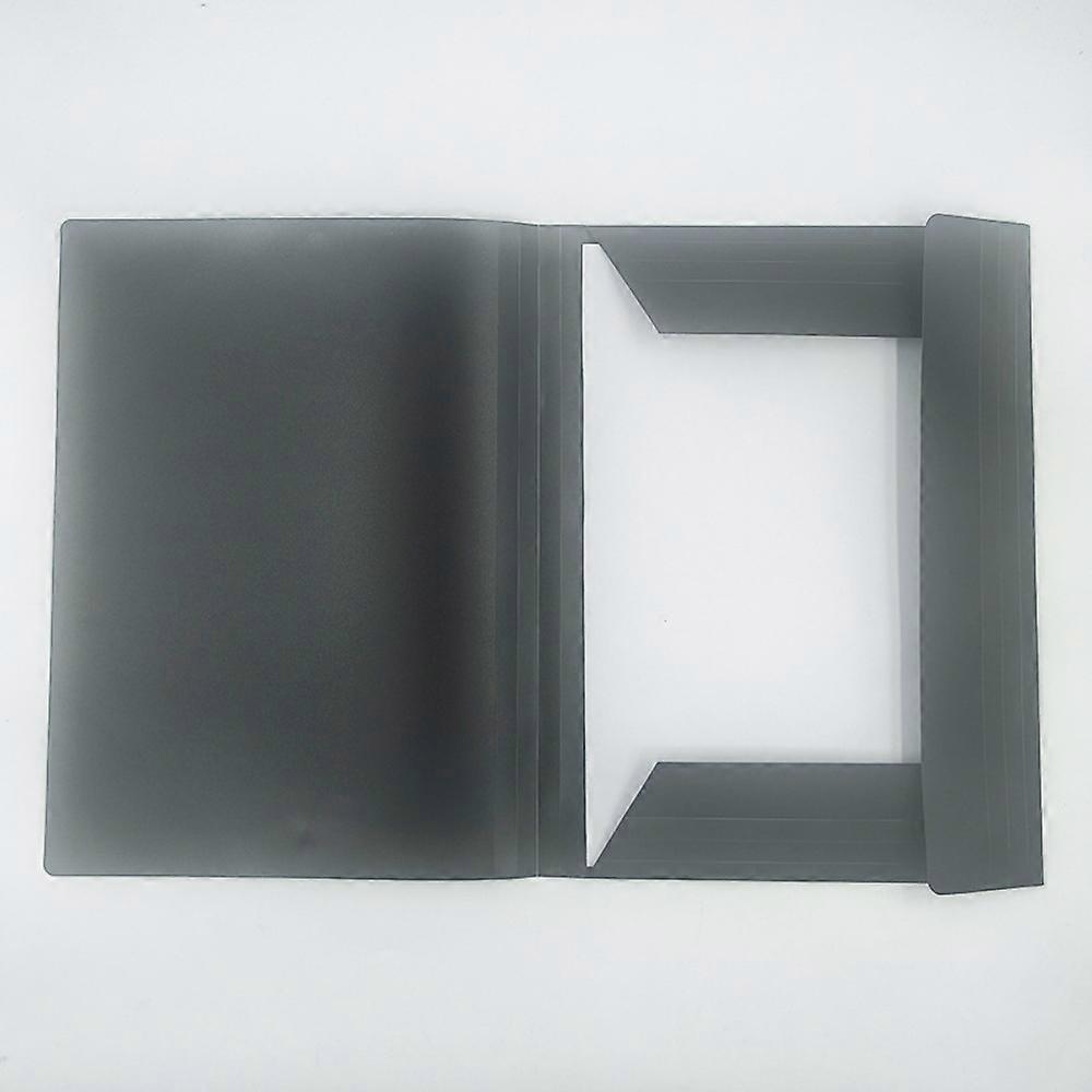 Durable Plastic A4 File Folder Expandable Elastic Strap Design File Bag Large Capacity Document Organizer Document Organization