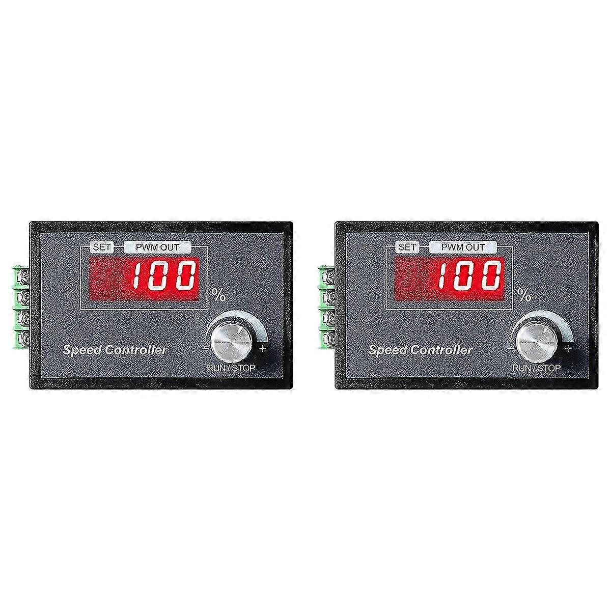 PWM DC Motor Speed Controller 6-60V 30A with Digital Display & PCB