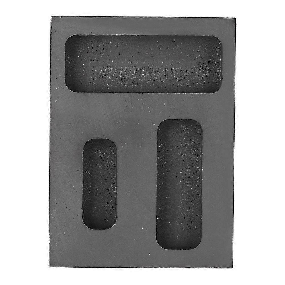 Graphite Crucible Ingot Torch Melting Casting Refining Scrap Bar Combo Mold