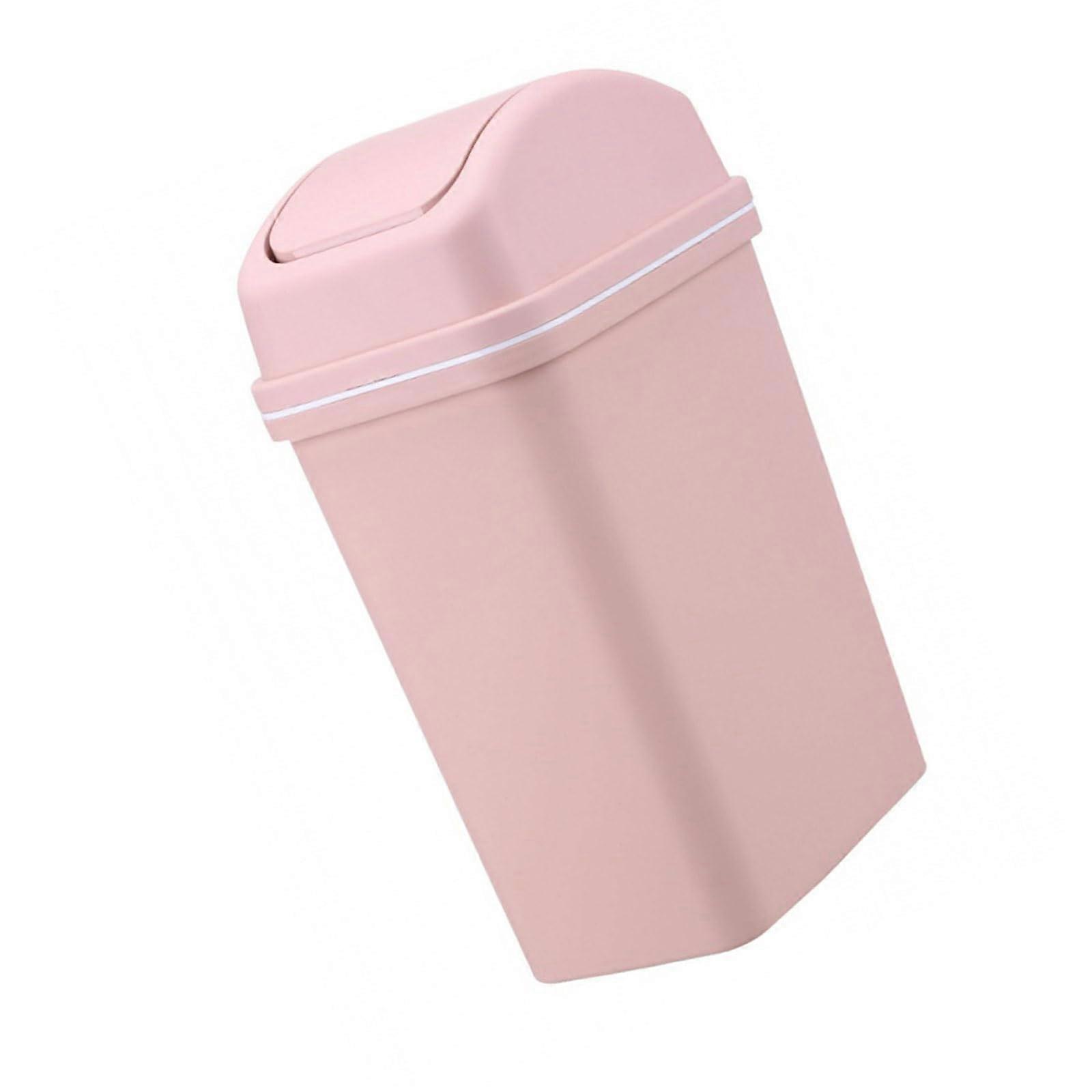 Large Swing  Trash Can with Lid, Large Capacity Garbage Bin for Home and Office Kitchen Use