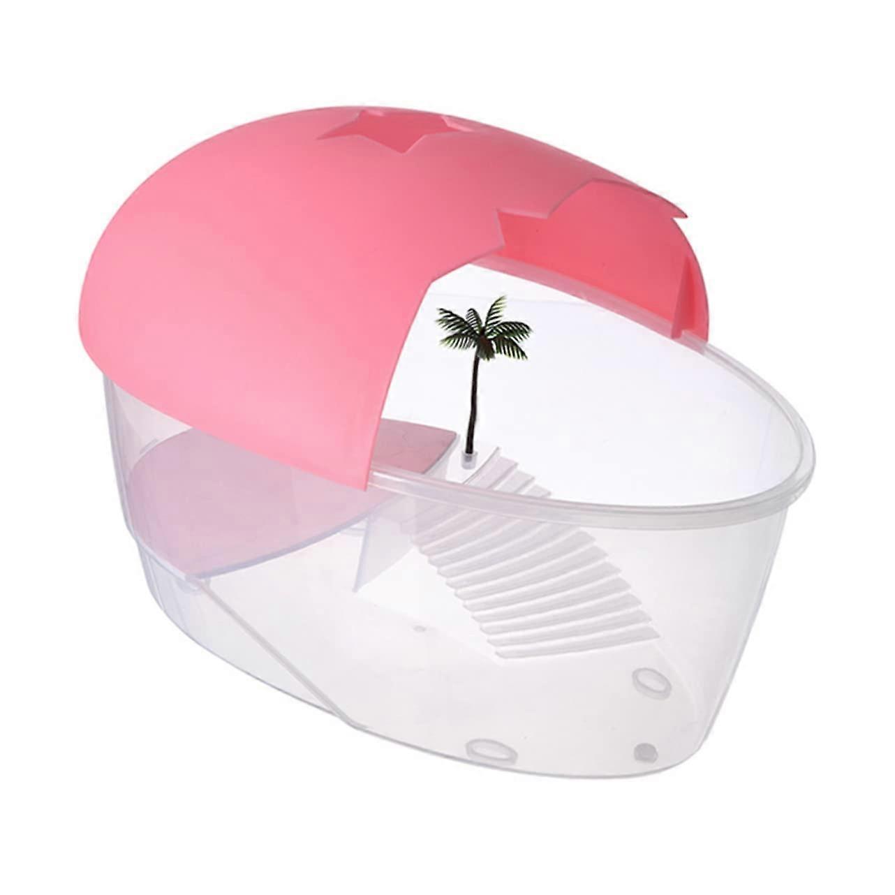 Turtle Tank Plastic Basking Platform Tortoise Habitat Durable NonToxic Reptile Terrarium Use