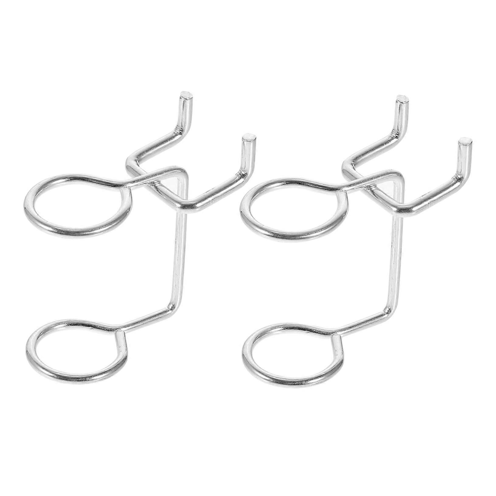 Pegboard Tool Holders 10pcs Screwdriver Organizer Set DualPeg Secure Mount for Garage Storage