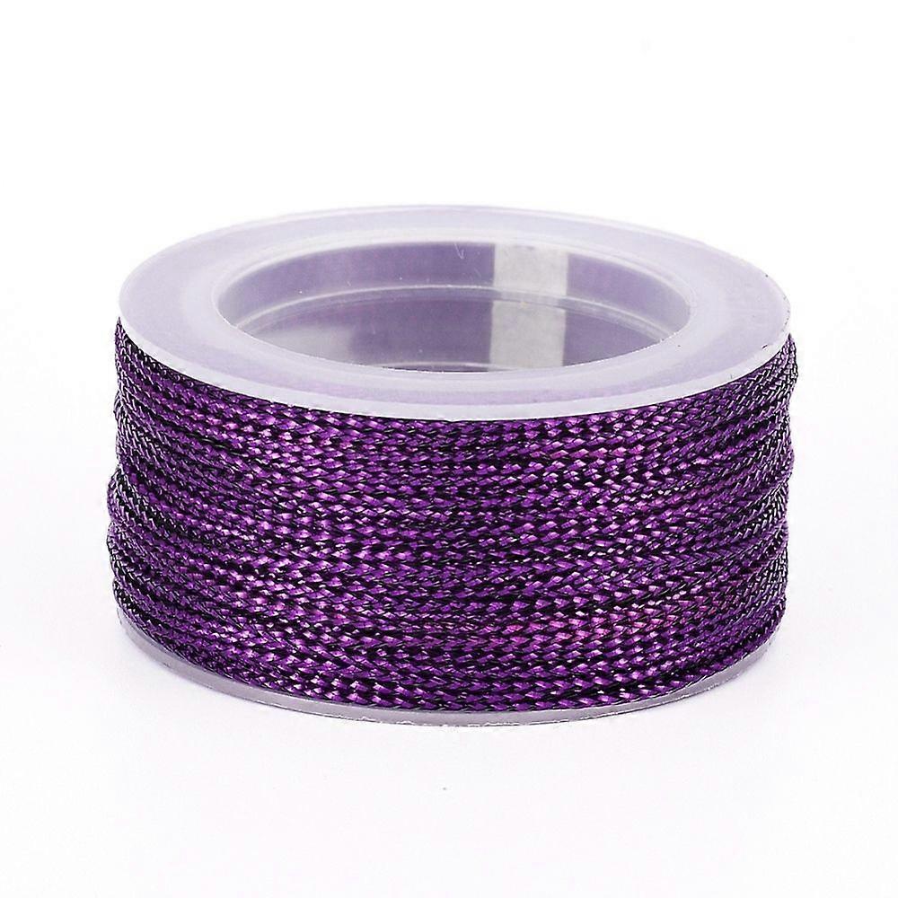 Nylon Metallic Cords Indigo 1mm 20m/Roll