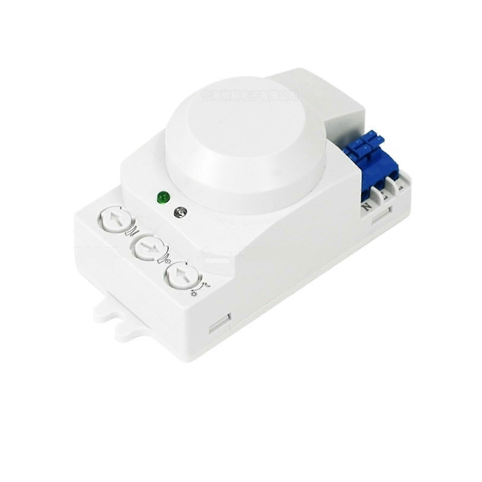 5.8GHz Microwave Motion Sensor Switch with Smart Detection and AntiTheft Protection