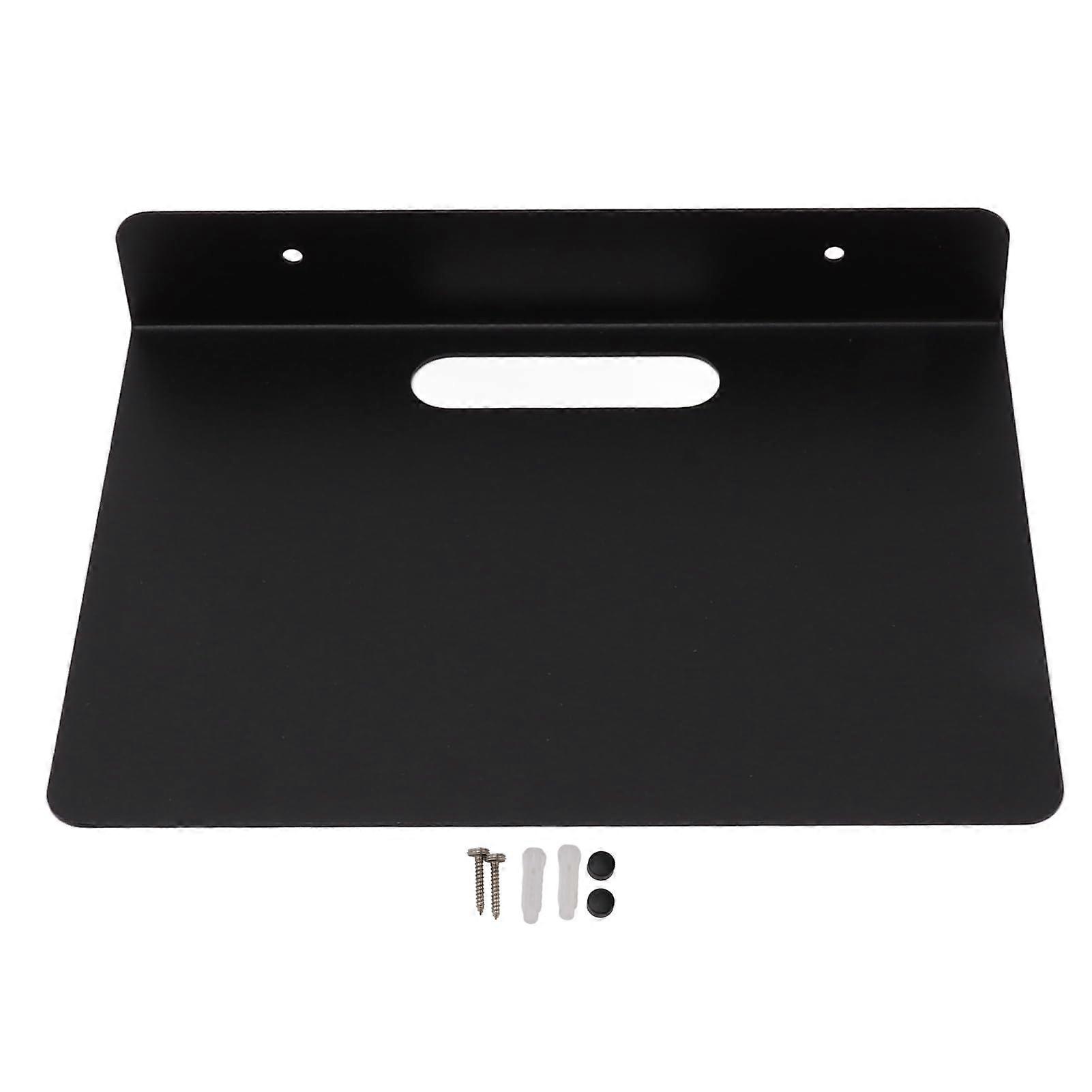 Router Wall Mount Shelf Aluminum Alloy SpaceSaving Rack with Cable Management for Electronics